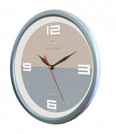 Jam Dinding Miracle Minimalis Japan Style - Metallic Color MS28 WR031