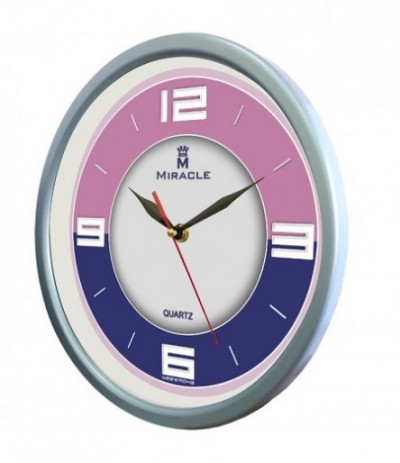 Jam Dinding Miracle Minimalis Japan Style - Metallic Color MS28 WR043